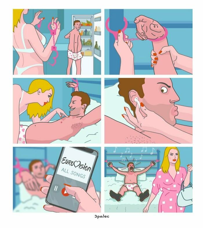 Satirical Comics That Challenge Social Norms With Dark Humor From 3palec (20 New Pics)