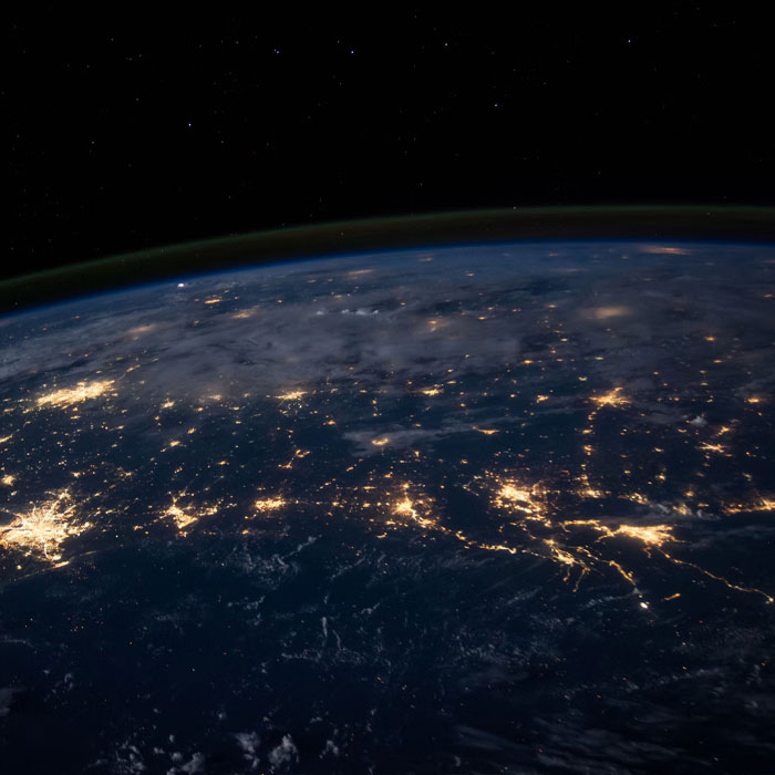 Picture of earth from the space