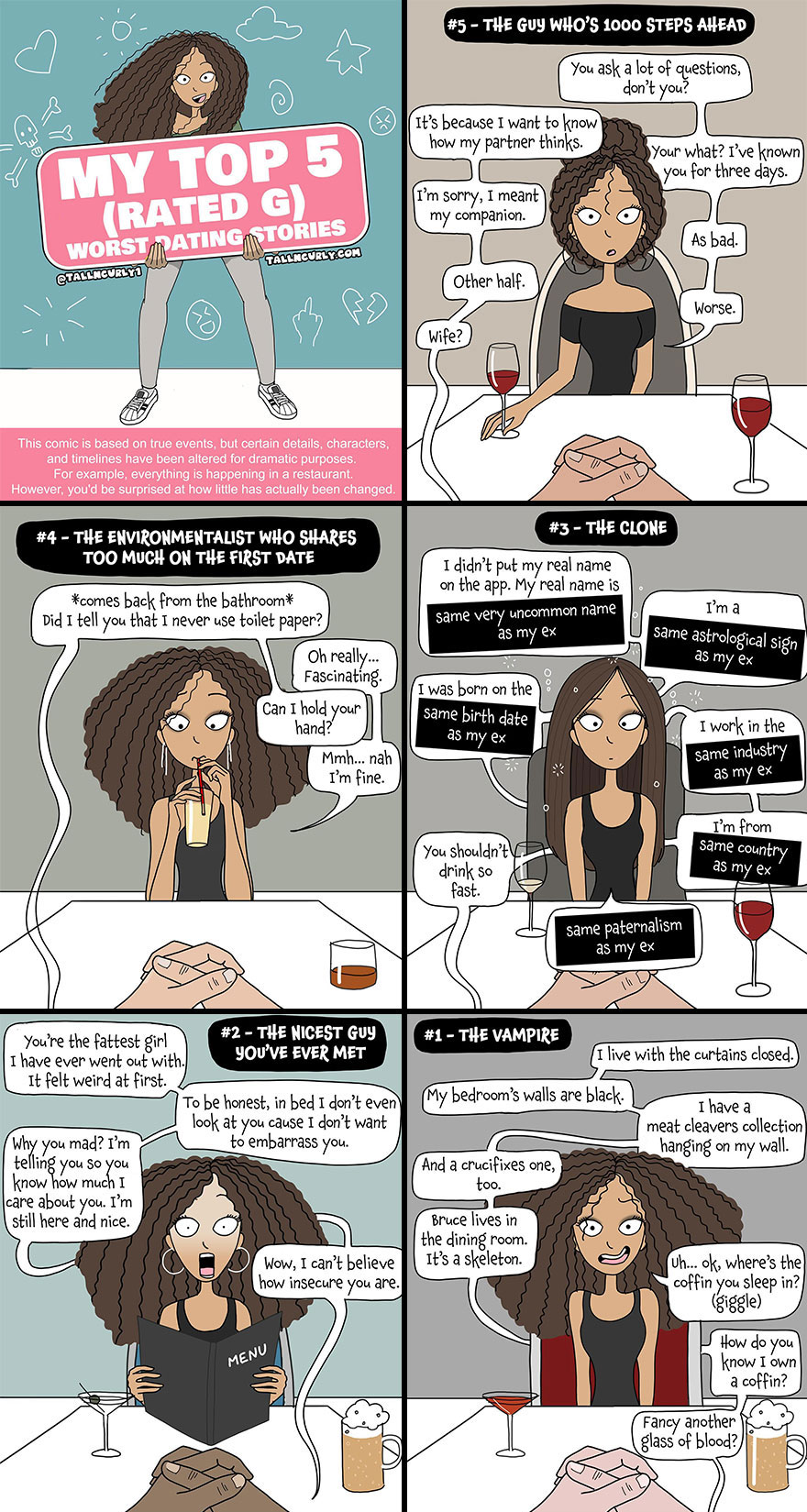 Tall N Curly Comic (New Pics)