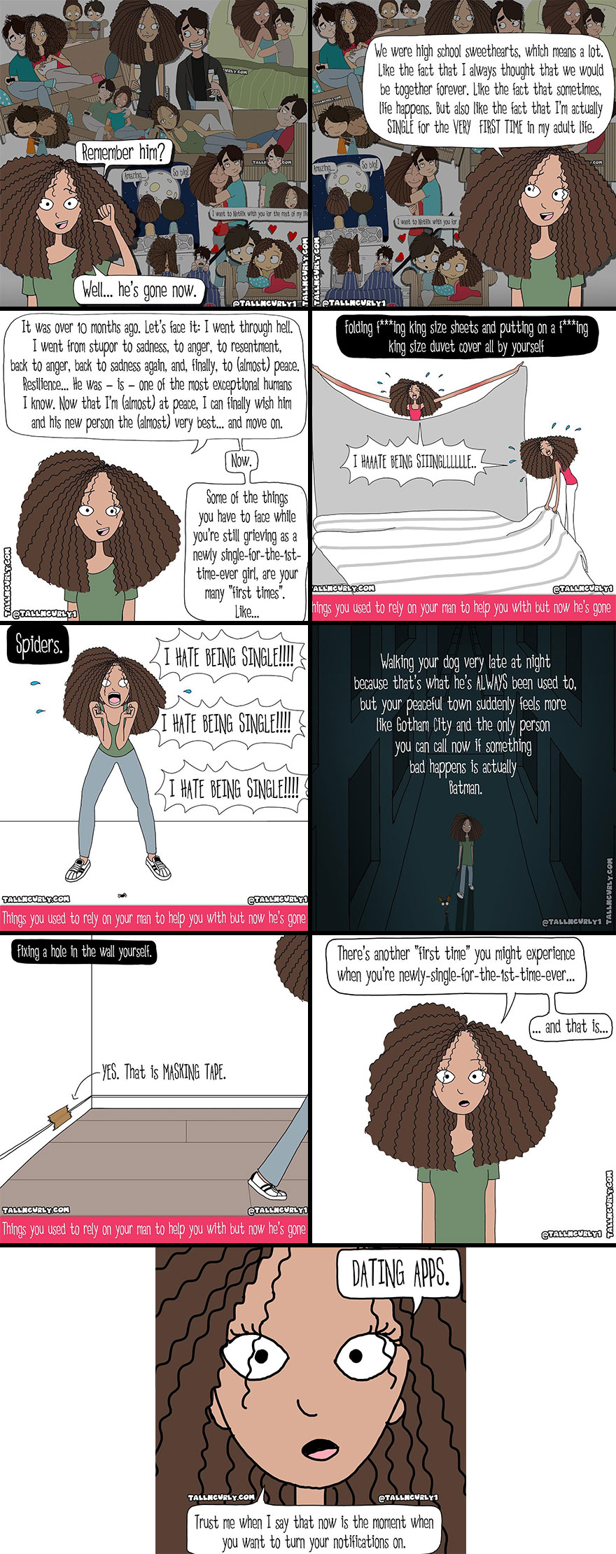 Tall N Curly Comic (New Pics)