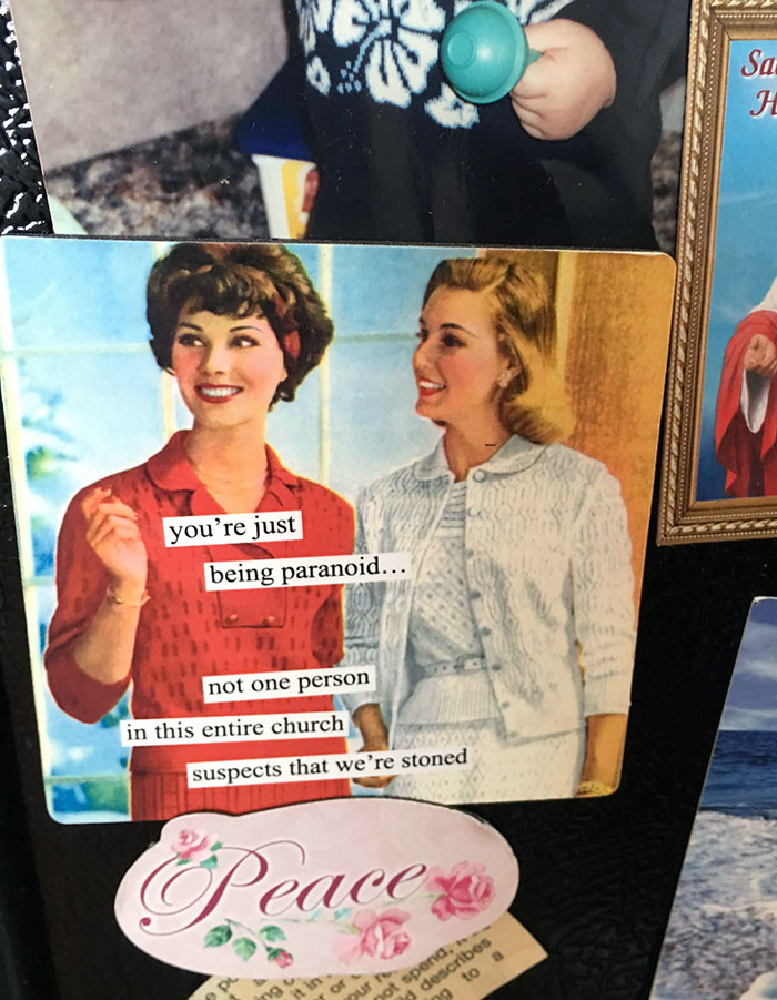 This Magnet On My Granny's Fridge