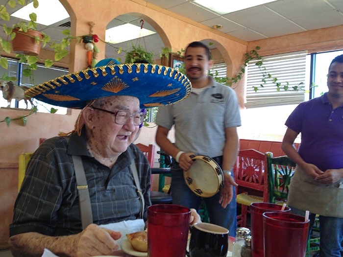 My Grandfather Celebrated His 99th Birthday. He's Still Experiencing New Things