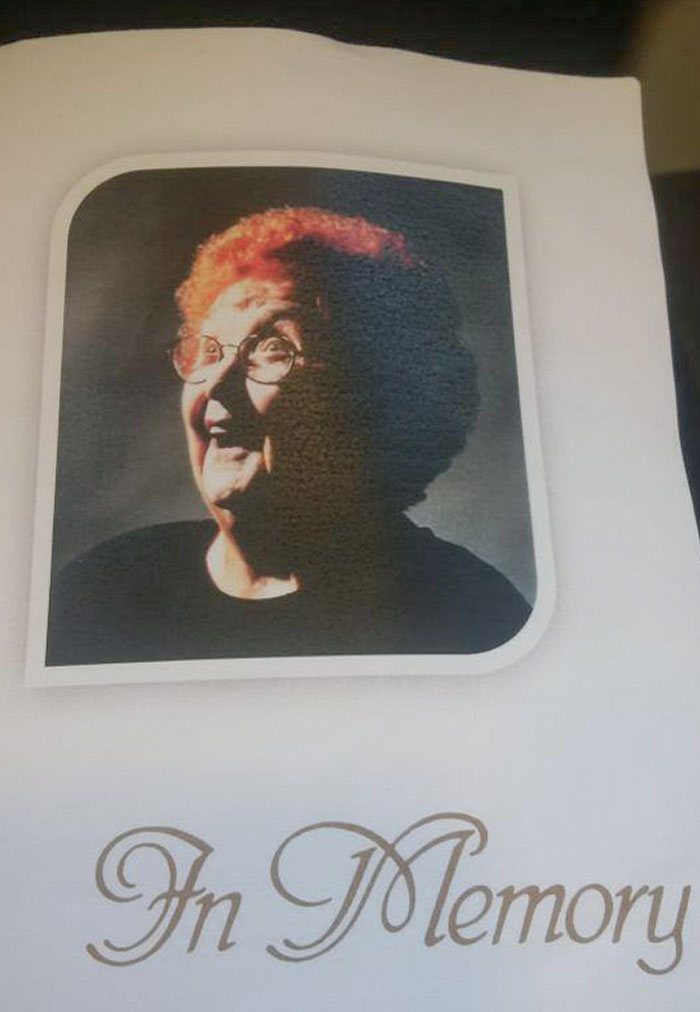 Attended My Grandma's Funeral Today... She Still Managed To Cheer Me Up