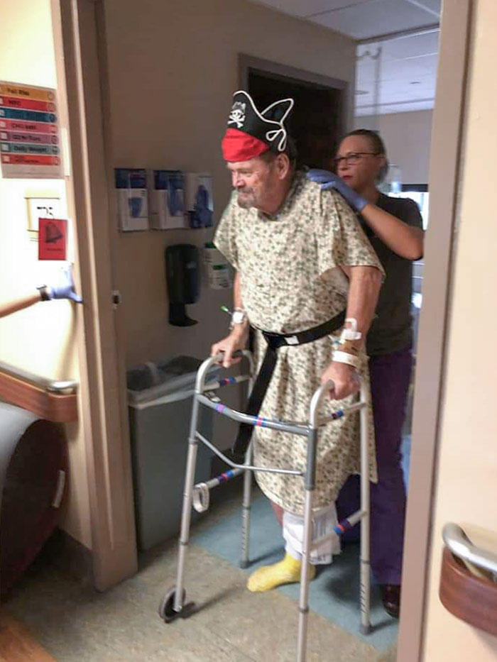 My Grandpa Lost His Foot And Came Out Wearing A Pirate Hat