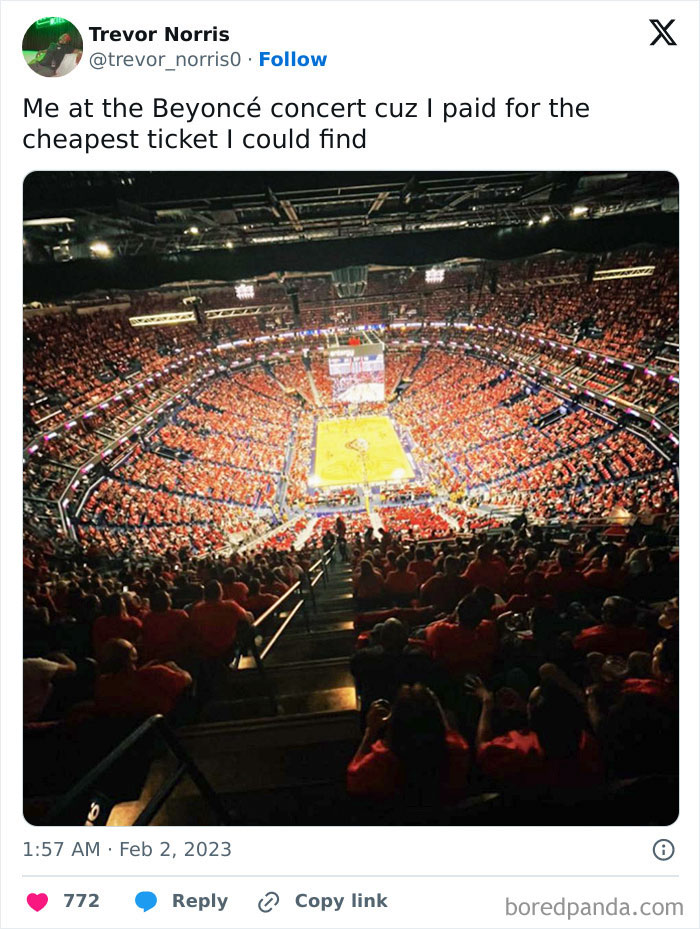 The Cheapest Ticket I Saw Was Like $530 I’m Better Off Watching On Instagram Stories