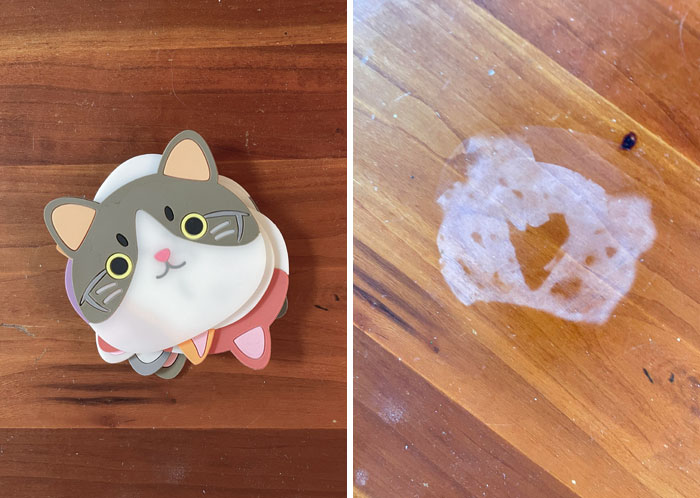 Bought Some Coasters From Amazon. Before You Make Fun Of Me, I Am Admittedly Young And Naive. This Was Me Trying To Save Money On My First Apartment