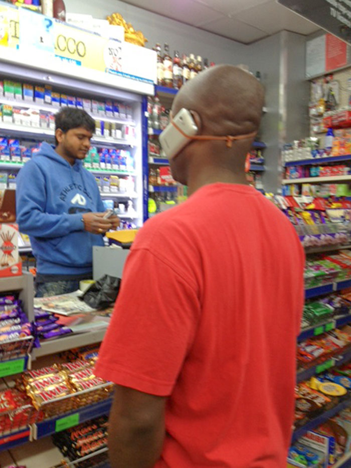 Why Spend Money On A Hands-Free Set When You Can Do This