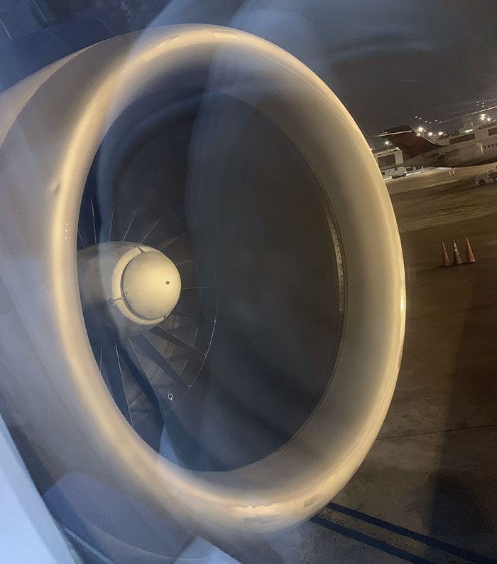 I Found Cheaper Seat With More Leg Room (Thanks To Being In An Emergency Exit). Thought I Was Going To Be On A 737, But Delta Had Other Plans. I Still Hear Humming