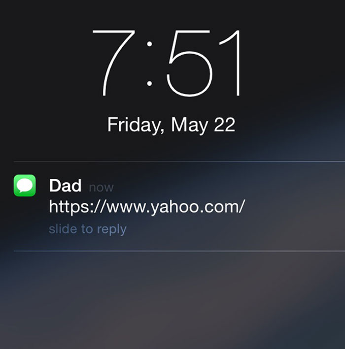 My Dad Wanted To Share Something He Found On The Internet With Me