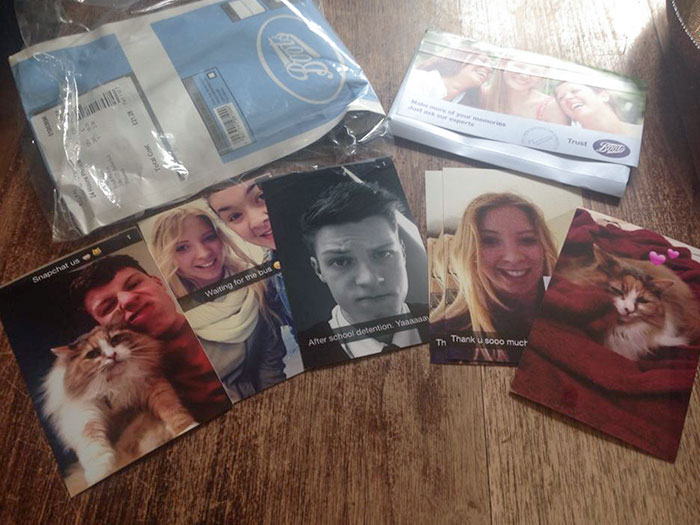 I Think My Mum May Be The Only Person Who Prints Her Snapchat Pictures