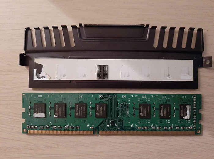 RAM Wouldn't Fit Under The Cooler, So Dad Came Up With The Idea To Take The Cover Off. It Ripped A Whole Core Off