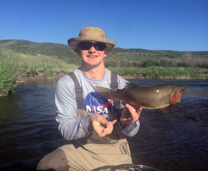 My Buddy Caught A Fish And The Camera Just Happened To Catch The Exact Moment It Leaped From His Hands