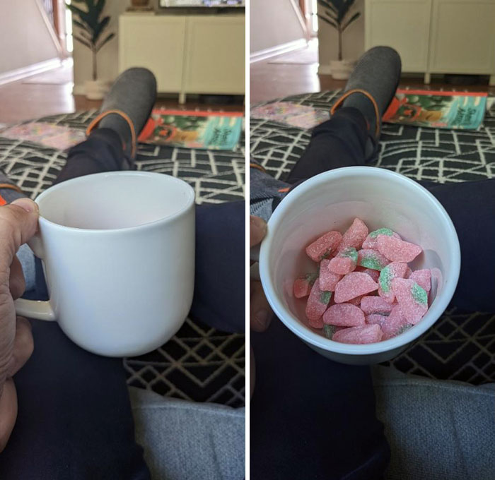 Así como golosinas cuando mis hijos están cerca