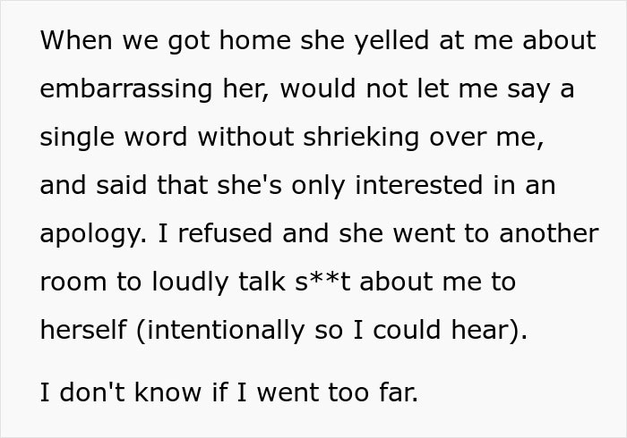 Woman orders spaghetti at restaurant despite promise, leading to her boyfriend immediately leaving in frustration.