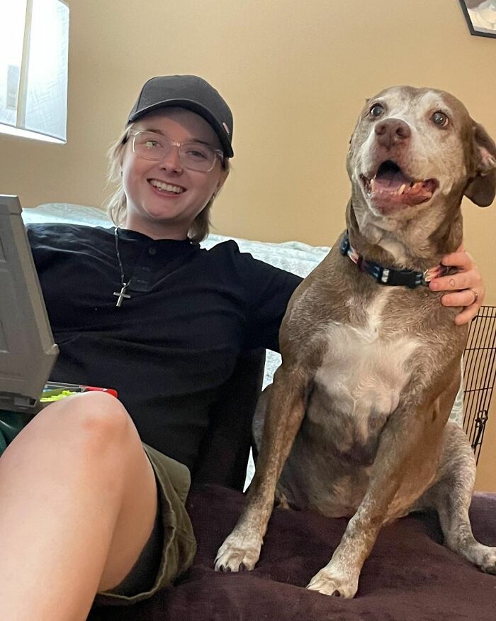 Shelter Dog Was Overlooked For Almost A Decade Until She Found Her Person