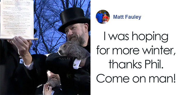 Crowd Witnesses Historic Groundhog Day As Punxsutawney Phil Doesn’t See His Shadow