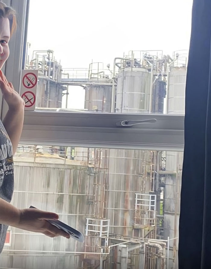 My Daughter's Budget Hotel View Over Liverpool