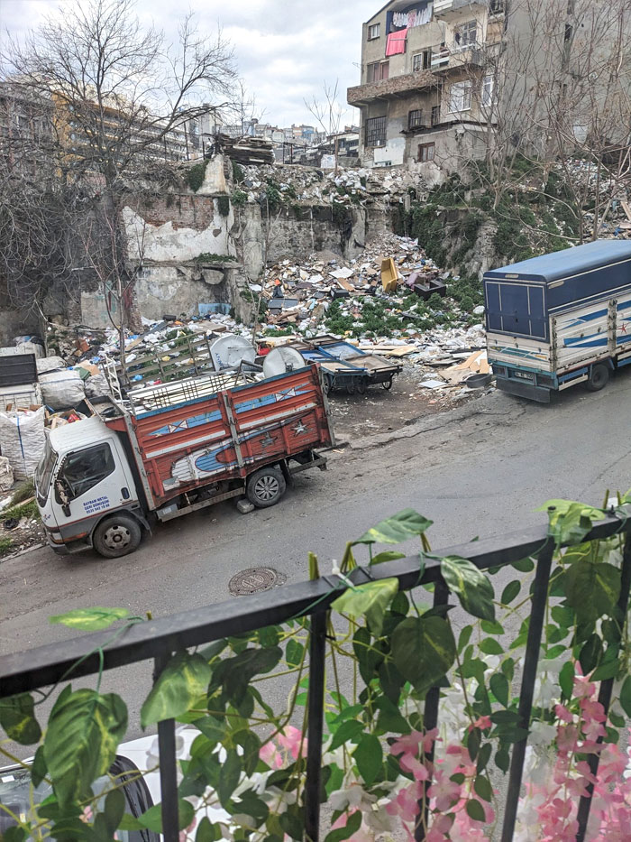 The "City View" From My Hotel Room In Istanbul