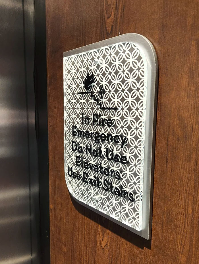 Yep, I'll Definitely Know What To Do "In Fire Emergency", Hilton Garden Inn Cherry Creek (Denver)