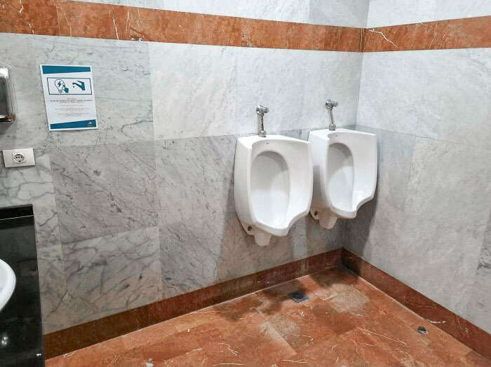 The Men's Restroom At My Hotel