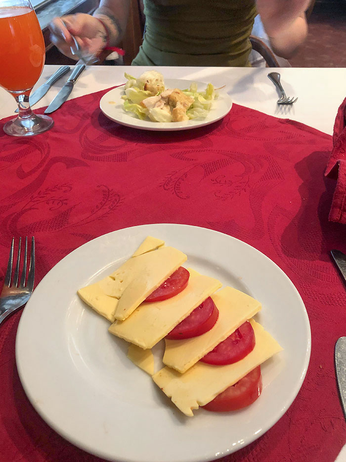 Salad In The Italian Restaurant In Egypt Hotel