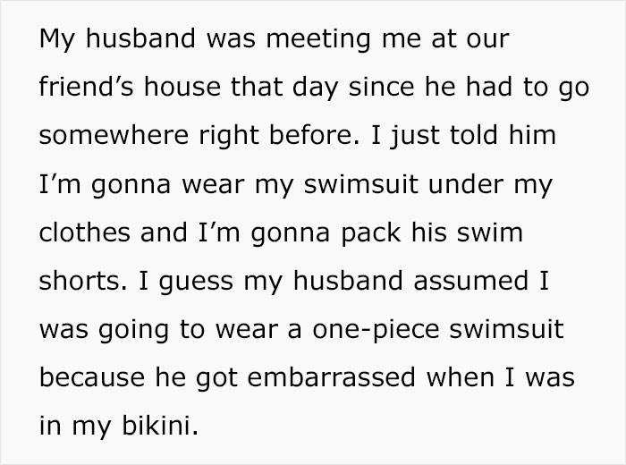 Husband Feels Embarrassed After He Sees His Wife In A Bikini, Scolds Her After Husband Feels Embarrassed After He Sees His Wife In A Bikini, Scolds Her After