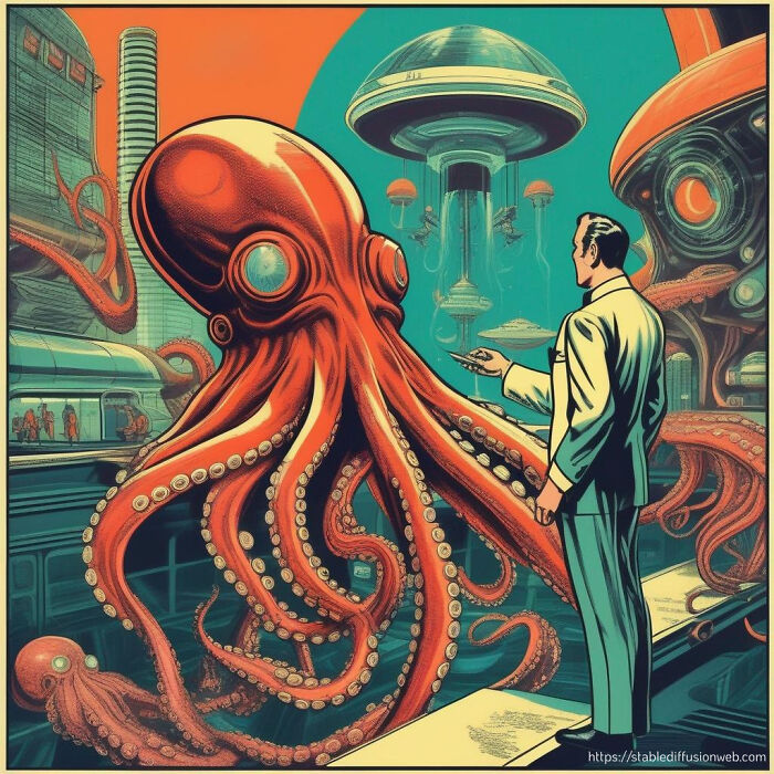 What Is He Giving To The Octopus?!?