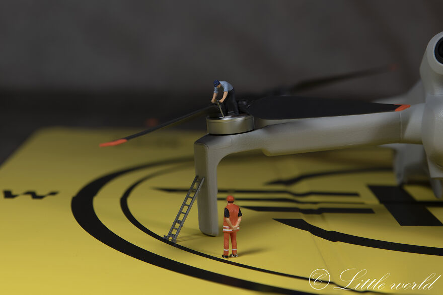 Propeller Check Of The Drone