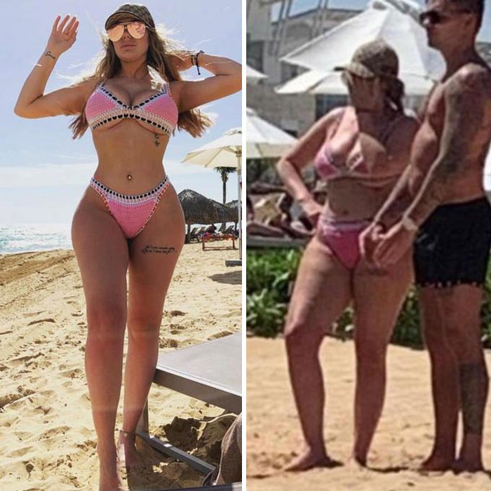 I Can’t Get Over The Difference! Don’t Believe What You See On Instagram Folks