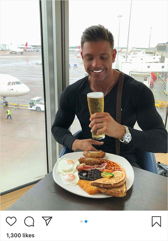 He Must Use Wite-Out Instead Of Toothpaste