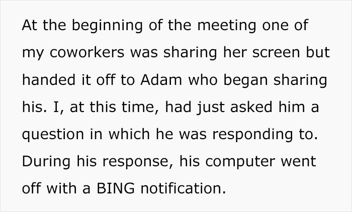 "Someone Insulted Me And It Was Shared Via Screen Share During An Important Meeting"
