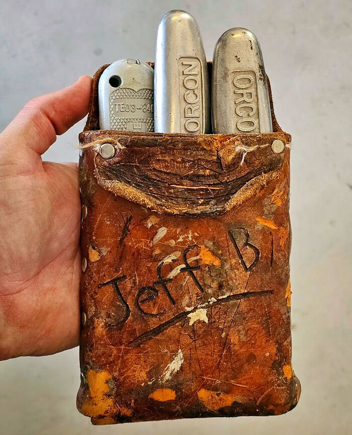 My Carpet Installation Tool Pouch From My College Years