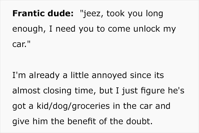 "Wait, You Mean I Have To Pay For This?": Locksmith Teaches Entitled Customer A Lesson "Wait, You Mean I Have To Pay For This?": Locksmith Teaches Entitled Customer A Lesson