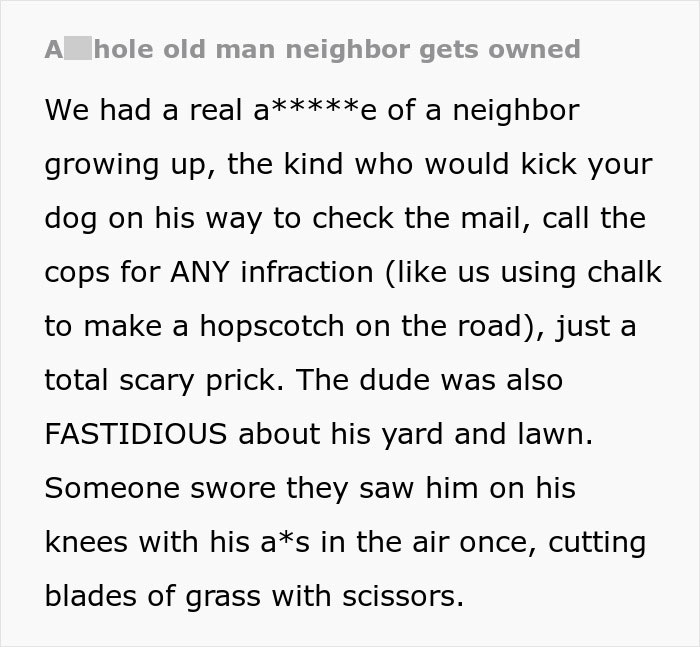 Controlling And Rude Neighbor Wakes Up To A Surprise After Teenager Gets Revenge