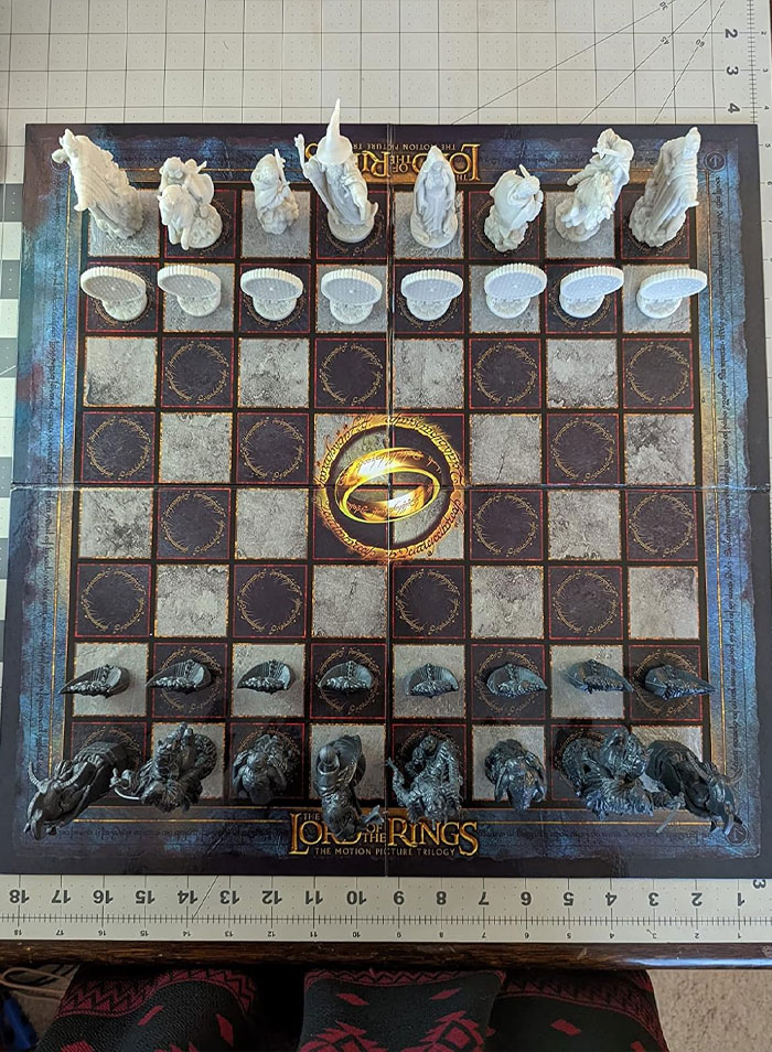 Trade Your Usual Game Night For A Middle-Earth Chess Set Where Gollum Can Checkmate Gandalf