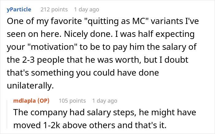Team Lead Gets Told He's Bad At Motivating, So He Encourages Their Star Employee To Quit