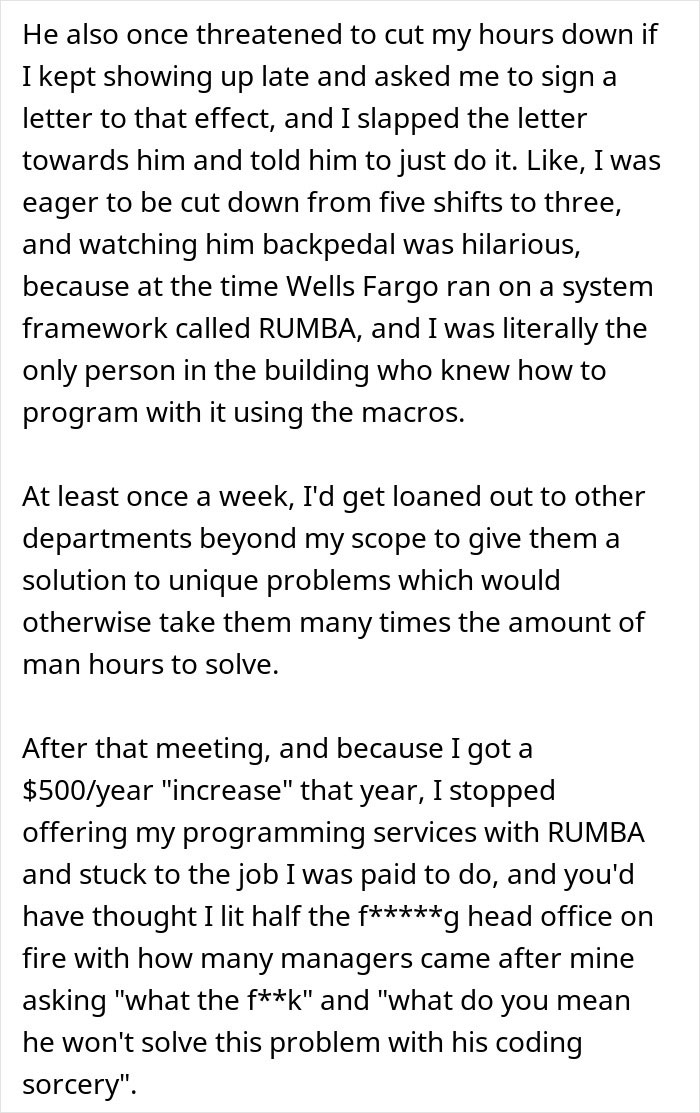 New Manager Pokes At Person Starting And Leaving An Hour Early, Comes To Regret It New Manager Pokes At Person Starting And Leaving An Hour Early, Comes To Regret It