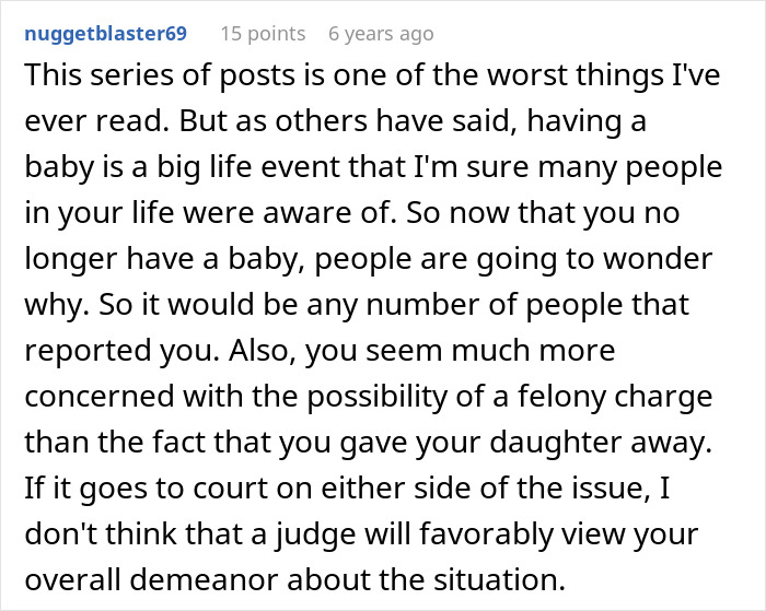 Couple Put Their 3-Month-Old Daughter Up For Adoption Because She's "Not A Good Fit", Face Backlash