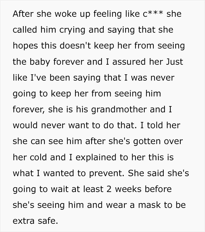 "MIL Ignored My Wishes And Got My 3-Week-Old Sick And Now I'm Leaving My Husband"