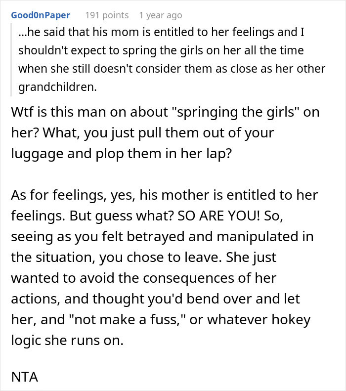 Woman Cancels Her Ticket And Leaves Family Vacation After Learning MIL Excluded Her Kids Only Woman Cancels Her Ticket And Leaves Family Vacation After Learning MIL Excluded Her Kids Only