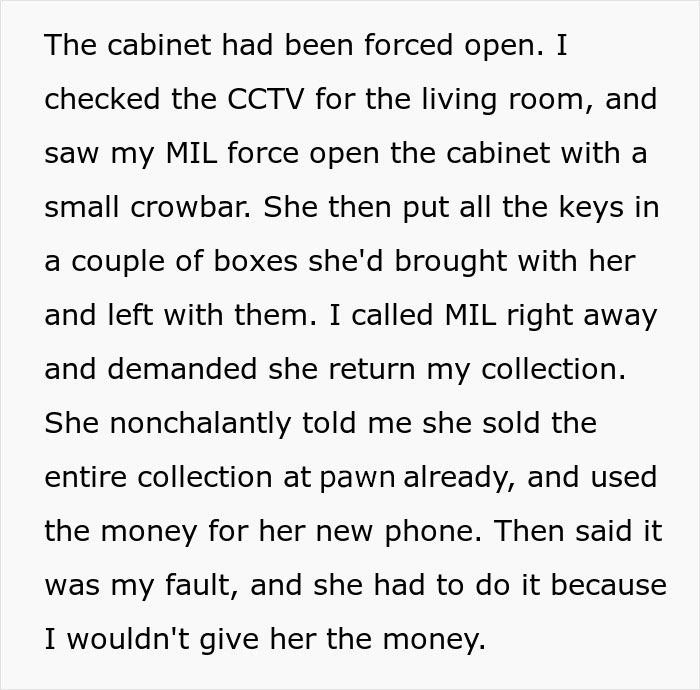 MIL Sells Guy's Skeleton Key Collection To Buy Herself A Phone, He Gets Her Arrested