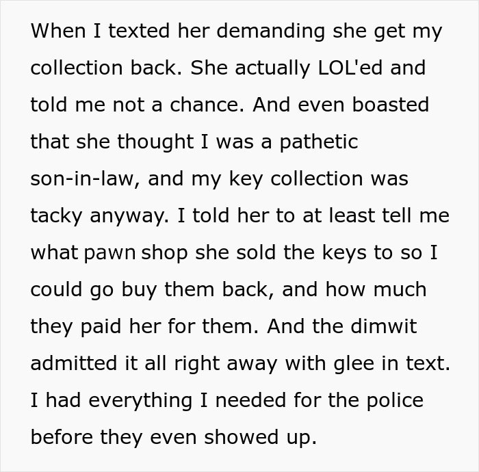 MIL Sells Guy's Skeleton Key Collection To Buy Herself A Phone, He Gets Her Arrested