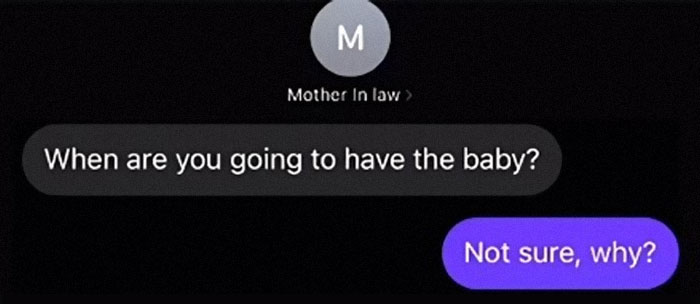 MIL Assumes She Will Be In The Delivery Room And Might Even Cut The Cord, Gets Told 'No'