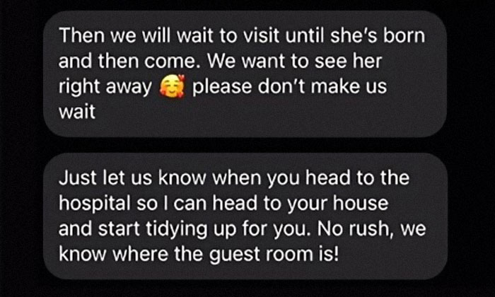 MIL Assumes She Will Be In The Delivery Room And Might Even Cut The Cord, Gets Told 'No'