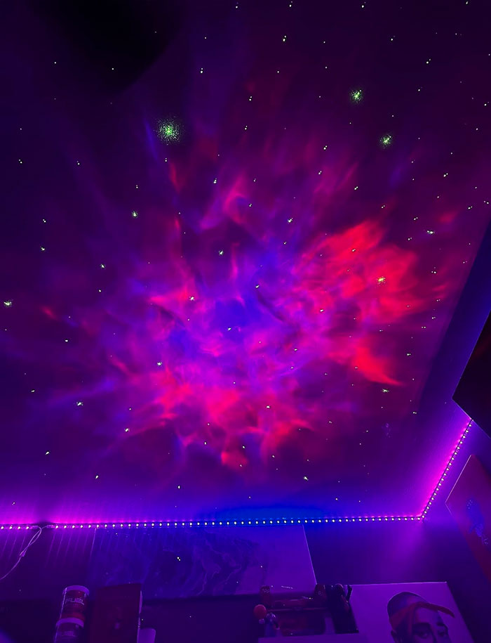 Snag This Galaxy Night Light And Transport Your Room To Outer Space, Perfect For Parties, Dates, Or Simply Drifting Off To Dreamland