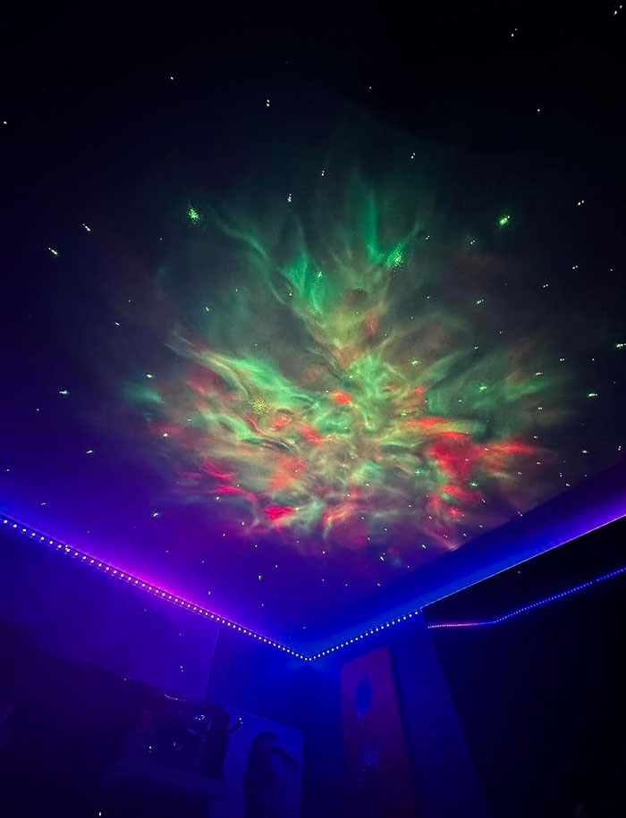 Snag This Galaxy Night Light And Transport Your Room To Outer Space, Perfect For Parties, Dates, Or Simply Drifting Off To Dreamland