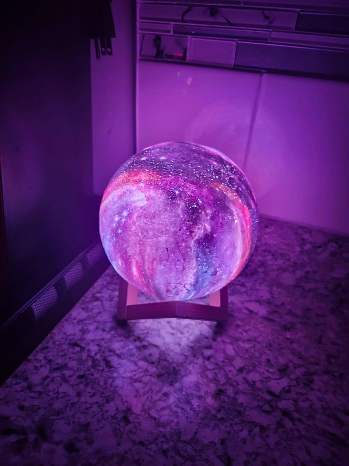 Get Ready To Moon-Gaze In Style With The Show-Stopping Realistic Moon Galaxy Lamp, A Stunning Representation Of The Lunar Surface That'll Mesmerize Everyone In The Room