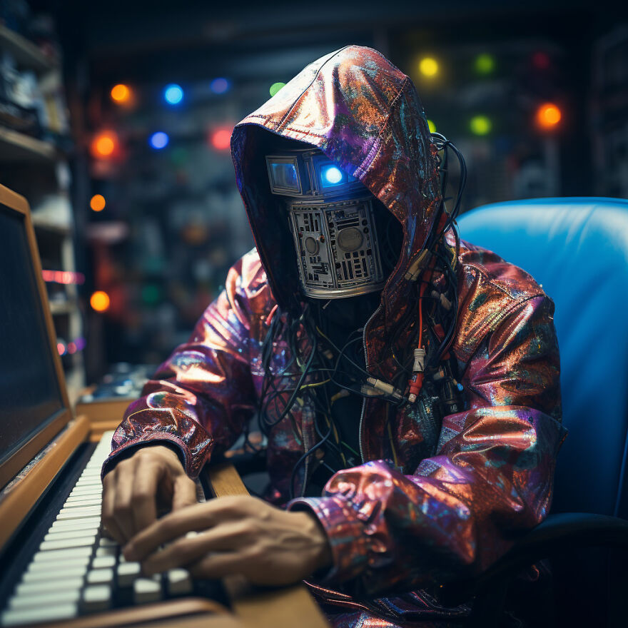 The Electrifying Scrap Metal Costume