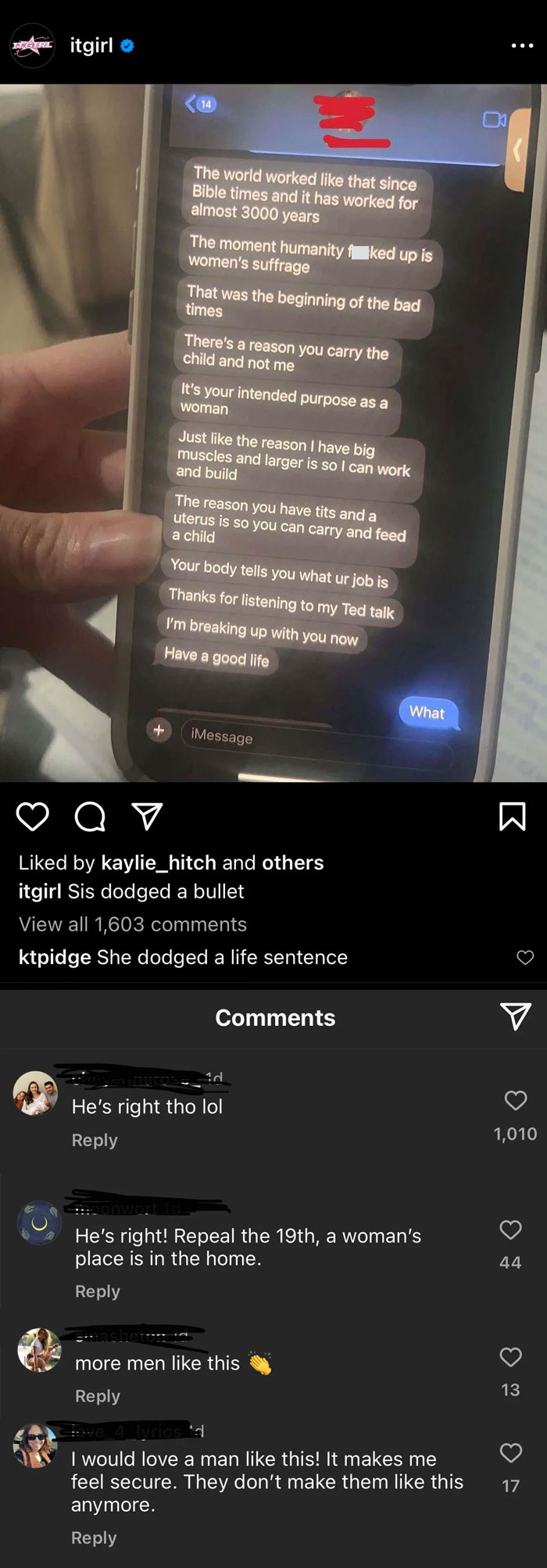 Surprised How Many Women Replied To This