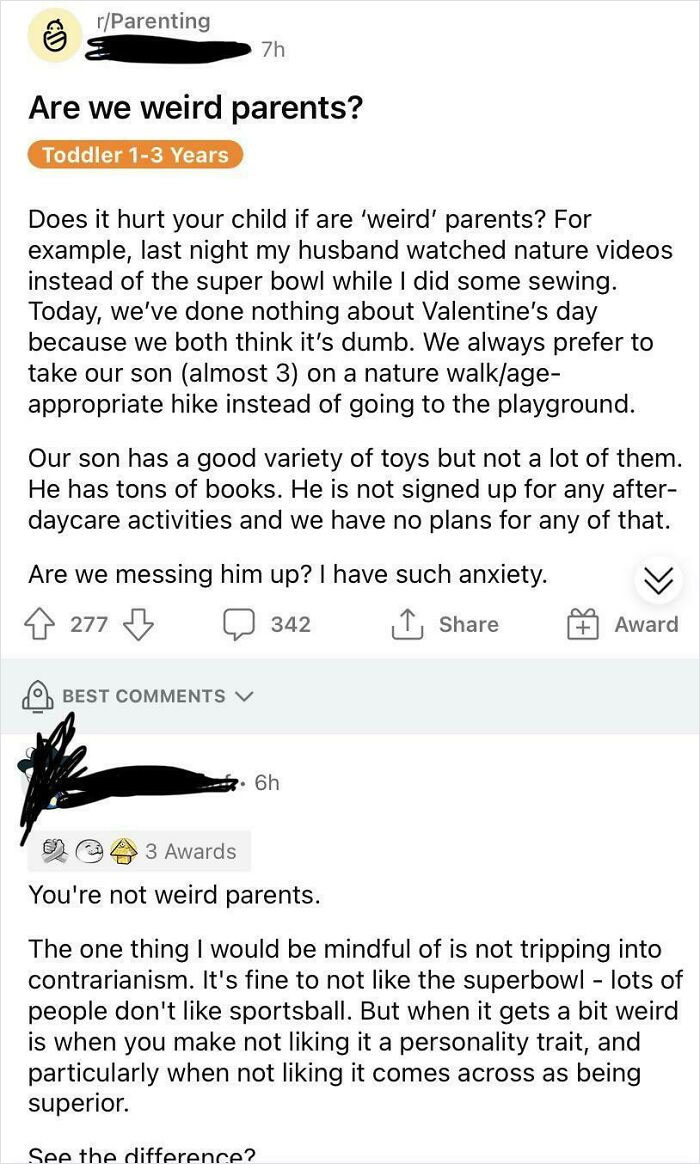 A Wild Reddit Notliketheotherparents